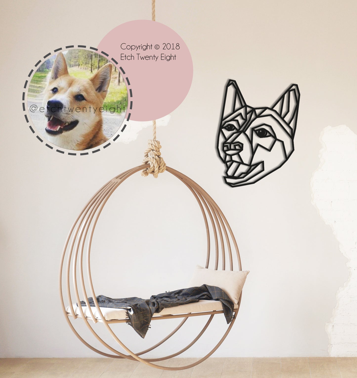 Bespoke Geometric 3D Wooden Wall Art