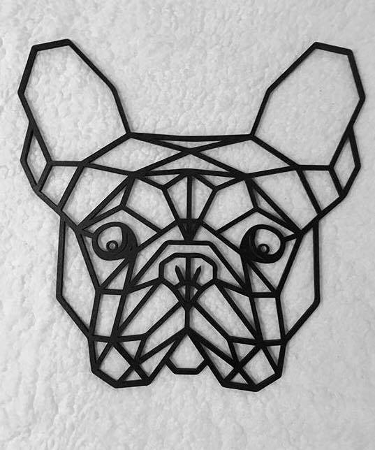 French bulldog deals metal art