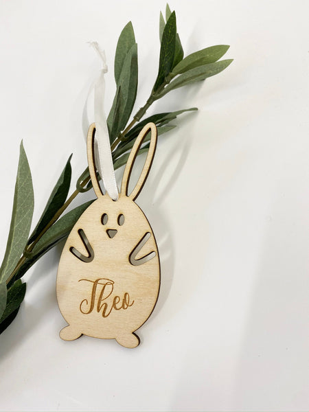 Personalised Chick Egg Easter Gift Tag