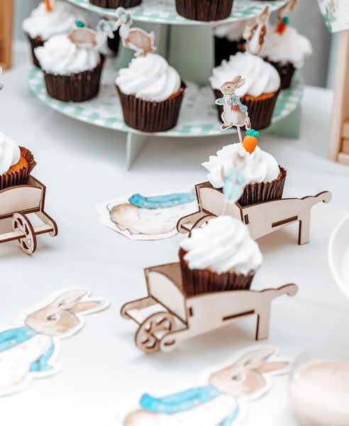 Peter Rabbit Wheelbarrow Cupcake Holders