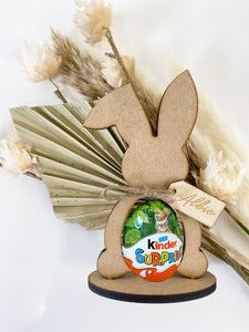 Personalised Kinder Egg Suprise Bunny Holder