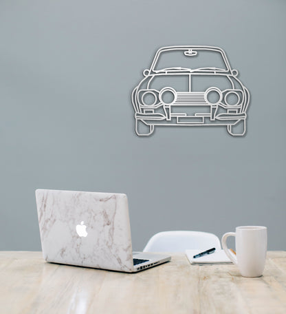 Ford Escort MK 1 Car - Wall Art Line Drawing 3D Wooden Cut Out