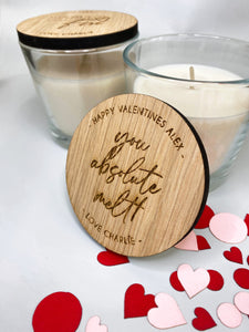 You Absolute Melt - Personalised Valentine's Day Candle