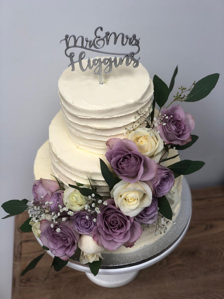 Personalised Wedding Name Cake Topper