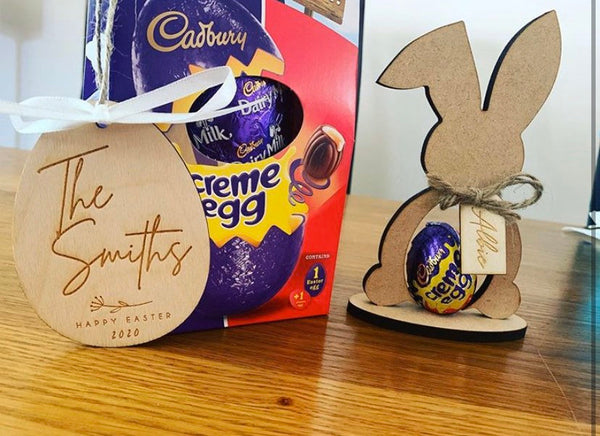 Personalised Easter Egg Hamper Gift Tag