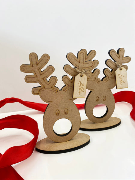 Personalised Christmas Reindeer Holder