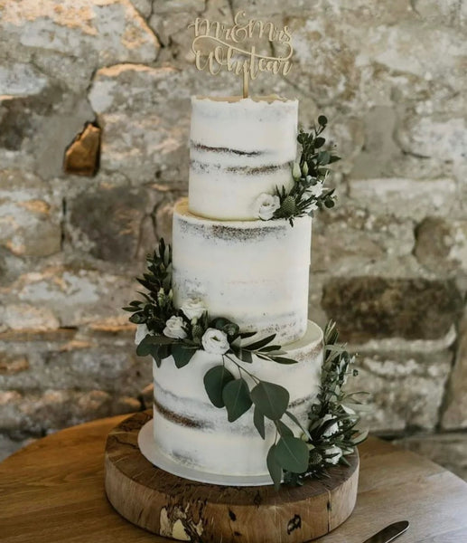 Wedding Cake Topper Wooden