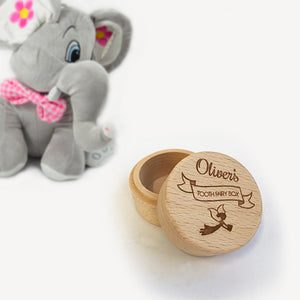 Tooth Fairy Wooden Engraved Box